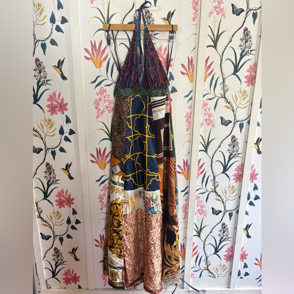 Burning Torch Upcycled Bohemian Dress